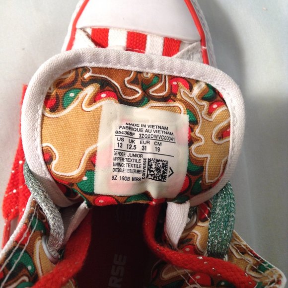 Converse Chuck Taylor All Star Gingerbread Loopholes High Top Sneakers Sz 13 - Picture 4 of 8